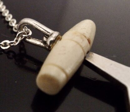 Jens Tage Hansen, bone and silver 'Ulu' pendant, Denmark, circa 2000 (Ref S+2214) SOLD - Image 5