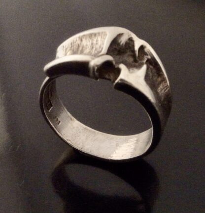 Matti J Hyvärinen, silver ring, Finland, 1979 (Ref S+2184) - Image 3
