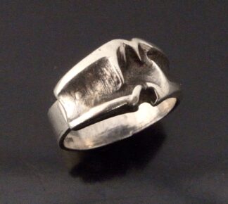 Matti J Hyvärinen, silver ring, Finland, 1979 (Ref S+2184)