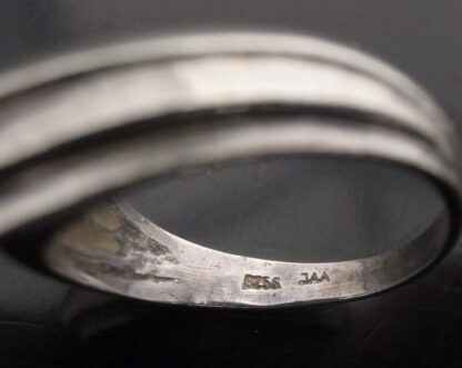 Unknown maker, silver ring, Scandinavia, circa 1990 (Ref S+2226) - Image 2