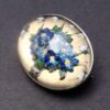 H Sch (?), reverse painted glass set brooch depicting a spray of flowers, Vienna, Austria, circa 1900 (Ref S+2260) SOLD - Image 2