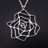 Jack Spencer, large silver 'Nebula' pendant on a chain, Sheffield 1971 (Ref S+2259) - Image 2