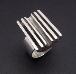 Cado Designs, silver ring, Sheffield, circa 1970 (Ref S+2256)