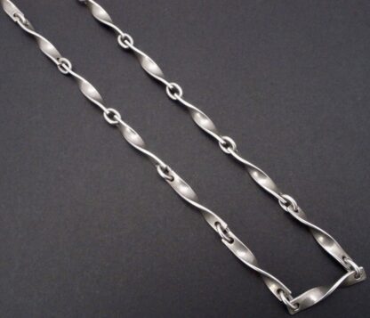 Georg Jensen, silver chain, model 283B, Denmark, 1979 London import marks (Ref S+2258) - Image 7