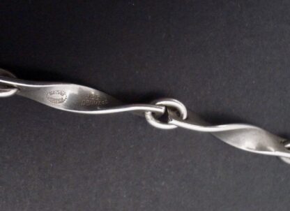 Georg Jensen, silver chain, model 283B, Denmark, 1979 London import marks (Ref S+2258) - Image 3