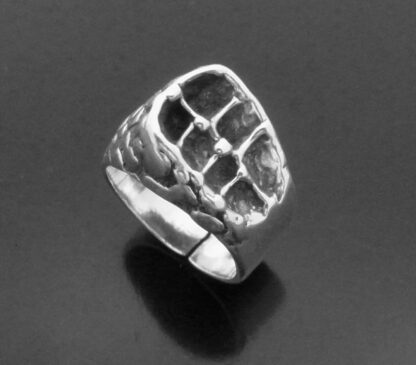 Else and Paul Hughes, silver ring, Norway, circa 1970 (S+2277)