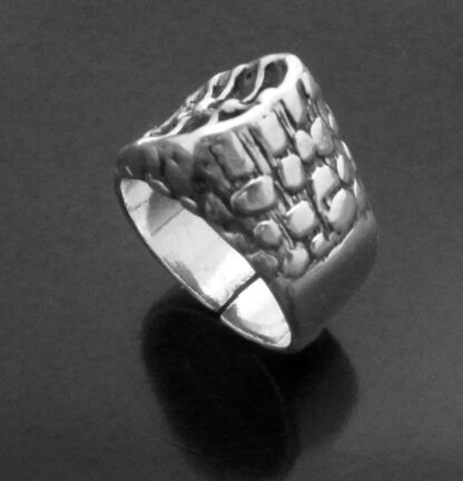 Else and Paul Hughes, silver ring, Norway, circa 1970 (S+2277) - Image 2