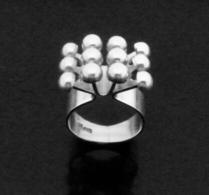 Albert Scharning, silver ring, Norway, circa 1970 (Ref S+2287) SOLD