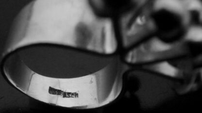 Albert Scharning, silver ring, Norway, circa 1970 (Ref S+2287) SOLD - Image 7