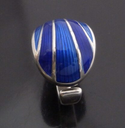 David-Andersen, enamel and silver ring, Norway, circa 1975 (Ref S+2267) - Image 3