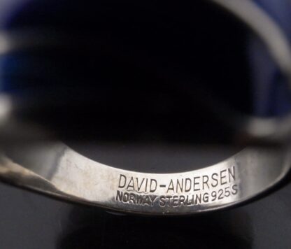 David-Andersen, enamel and silver ring, Norway, circa 1975 (Ref S+2267) - Image 6