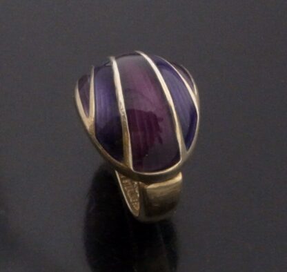 David-Andersen, enamel and silver gilt ring, Norway, circa 1975 (Ref S+2268) - Image 4