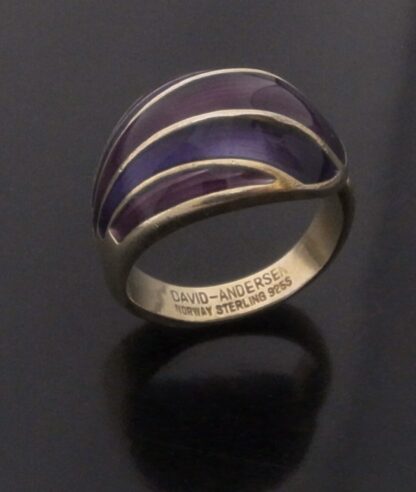 David-Andersen, enamel and silver gilt ring, Norway, circa 1975 (Ref S+2268) - Image 2