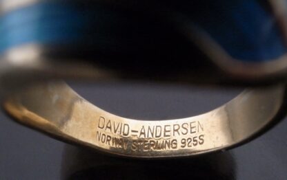 David-Andersen, enamel and silver gilt ring, Norway, circa 1975 (Ref S+2269) - Image 5