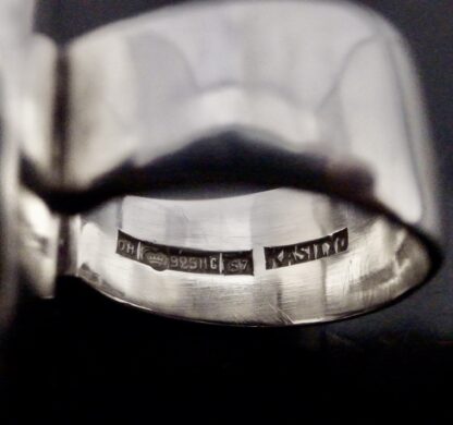 Saara Hopea-Untracht for Ossian Hopea, silver ring, Finland, 1971 (Ref S+2292) - Image 7