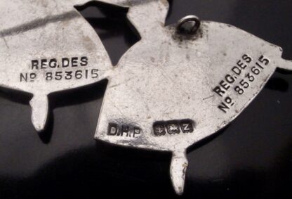 Frederick Massingham for D H Philips, silver ballerinas brooch, Birmingham 1949 (Ref S+2266) SOLD - Image 5