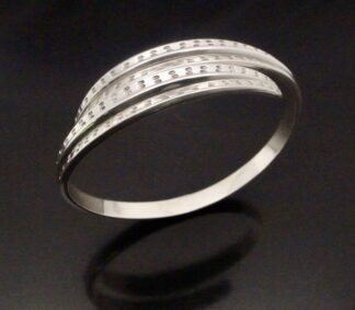 David-Andersen, silver 'Saga' bangle, Norway, circa 1965 (Ref S+2365) SOLD