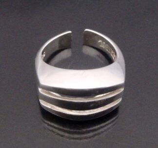 Hermann Siersbol, silver ring, Denmark, circa 1970 (Ref S+2386)