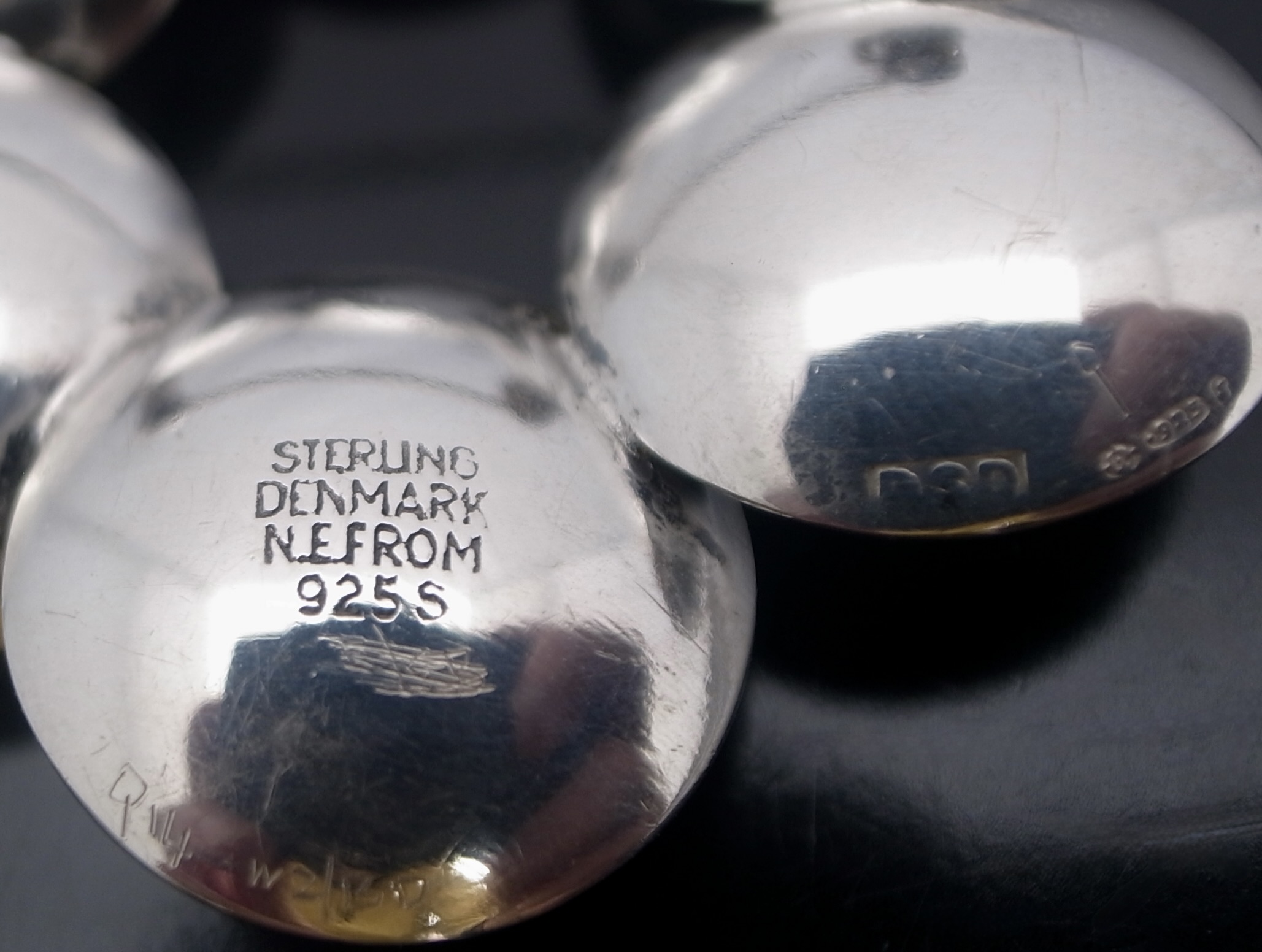 Niels Erik From, silver brooch, Denmark, 1973 London import marks (Ref S+2402) SOLD - Image 6