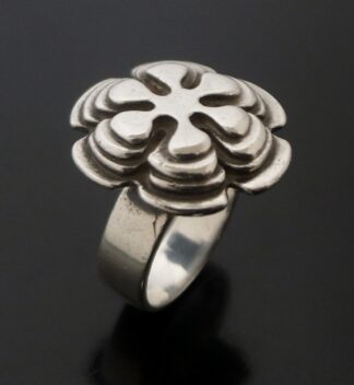 Wally Morgan (Designs) Ltd, silver ring, London 1972 (S+2441)