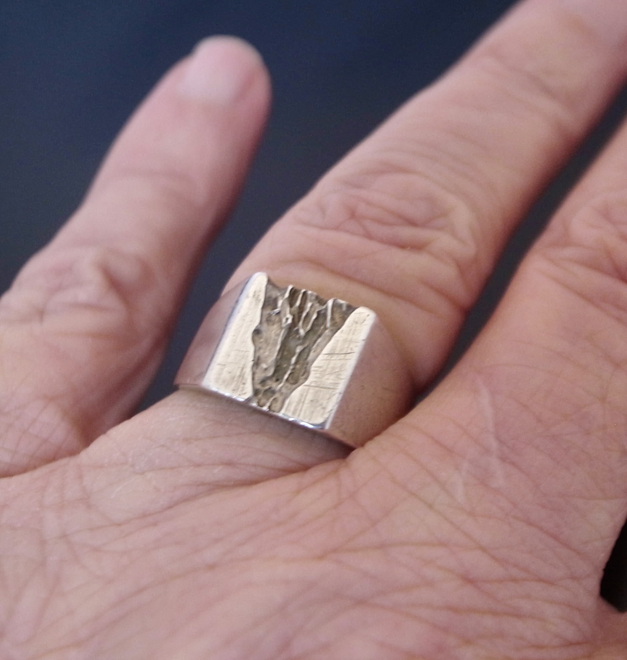 Hermann Siersbol, silver ring, Denmark, circa 1980 (Ref S+2497) - Image 3