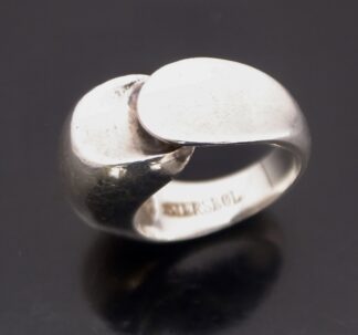 Hermann Siersbøl, silver ring, Denmark, circa 1980 (Ref S+2454)